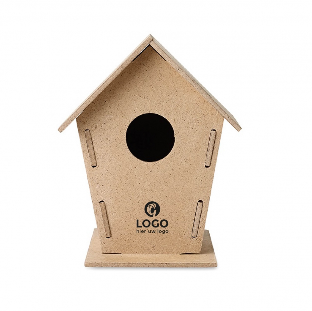 Houten vogelhuisje | Eco relatiegeschenk